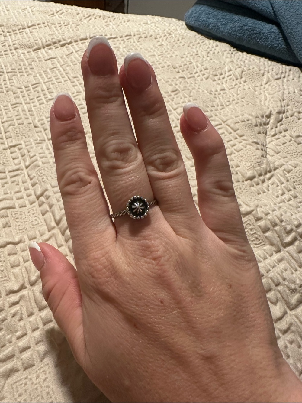 Navajo Star Ring Sterling Sliver